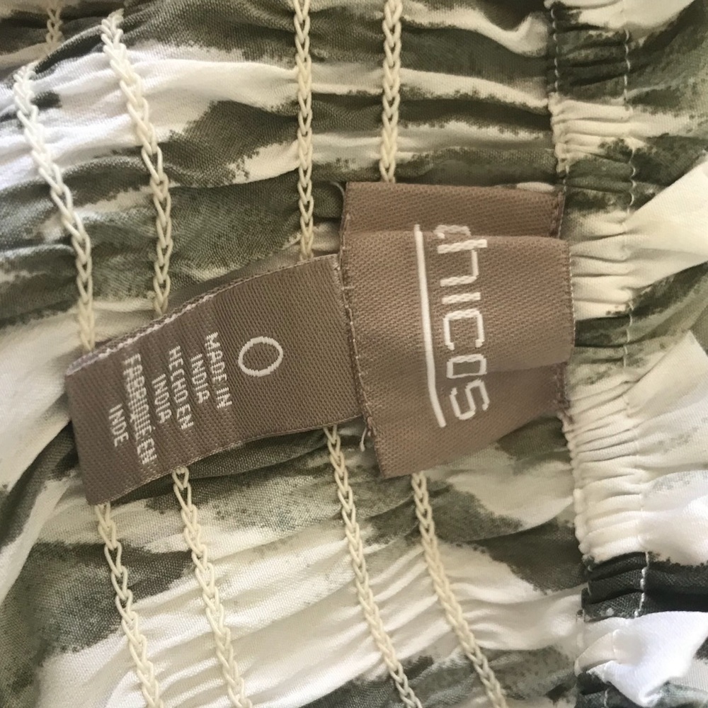 Chico’s Zebra Print Tunic Size 0 (Small) - image 5